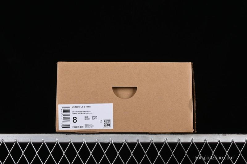 Nike Zoom Fly 5 Premium Lightweight Elastic Running Shoes - FQ7679-800