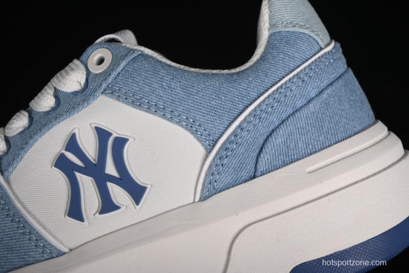 New York Yankees MLB Chunky Liner Denim Basic Platform Sandals - 3ASXCVT4N50BLS