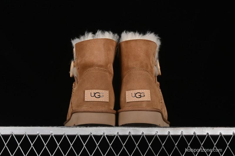 UGG Mini Bailey Button II Classic Short Boots with Wooden Button - 1016422