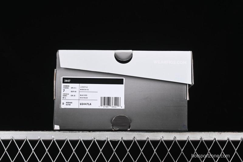 New Balance 3447 Series Retro Running Shoes with Textile and Leather Upper - U3447LA