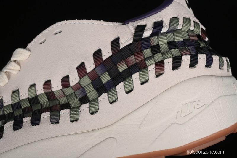 Nike Footscape Woven Asymmetrical Knit Low-Top Lifestyle Sneakers with Nike Air Cushion - FV3615-191