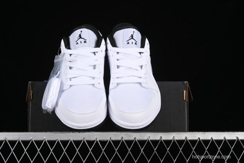 Nike Air Jordan 1 Low AJ1 White Mesh Retro Basketball Shoes - 338145-110