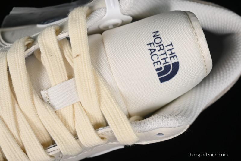 Nike Air Jordan 1 Low AJ1 The North Face Collaboration - White Grey Brown Custom High-End Basketball Shoes - LJ6688-001