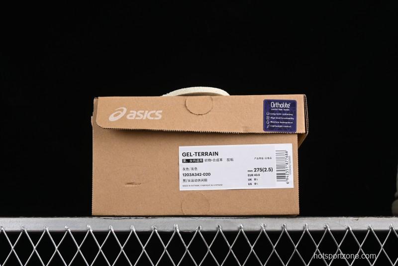 Asics Gel-Terrain Retro Breathable Casual Shoes Cushioned Men's Durable Running Sneakers - 1203A342-020