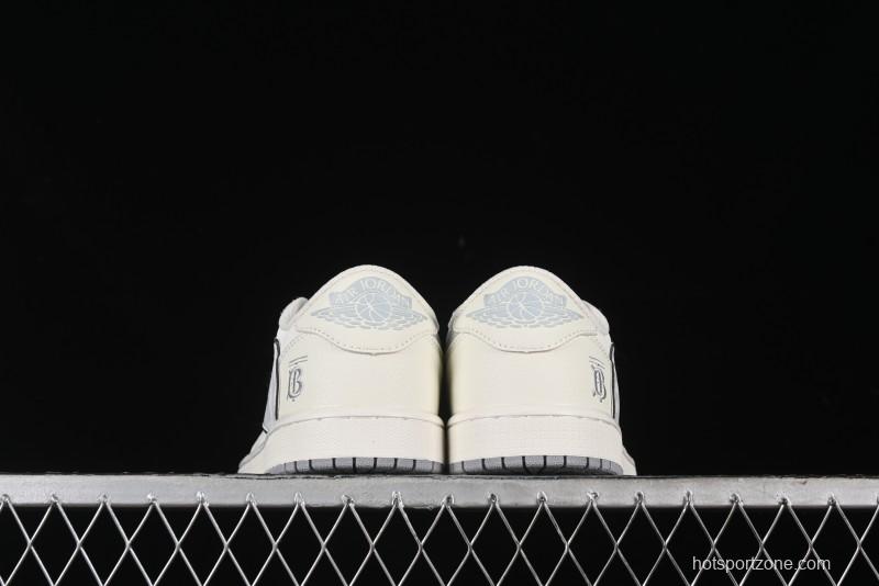 Nike Travis Scott x Fragment Design x Air Jordan 1 Low OG SP AJ1 Low Top Casual Sneakers - DM7866-022