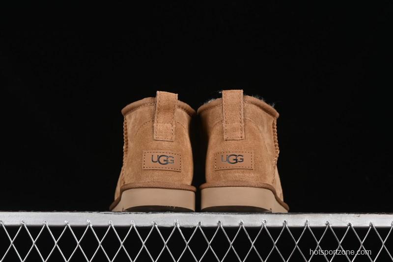 UGG Classic Ultra Mini Short Boots with Genuine Australian Shearling and TREADLITE Outsole - 1116109
