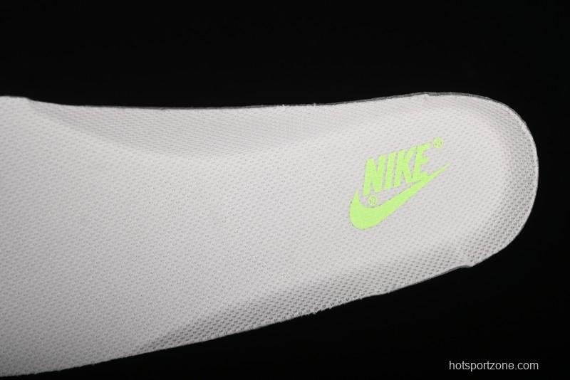 Nike Air Force 1 '07 Low Supreme Casual Sneakers in White-Fluorescent Green - BB7577-219