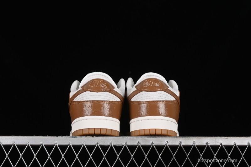 Nike Dunk Low LX SB Casual Skate Shoes in Brown Ostrich - FJ2260-001