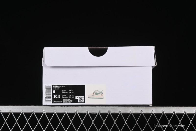 Nike Air Force 1 '07 Low x Capybara "Van Gogh" Casual Sneakers - LV0506-330