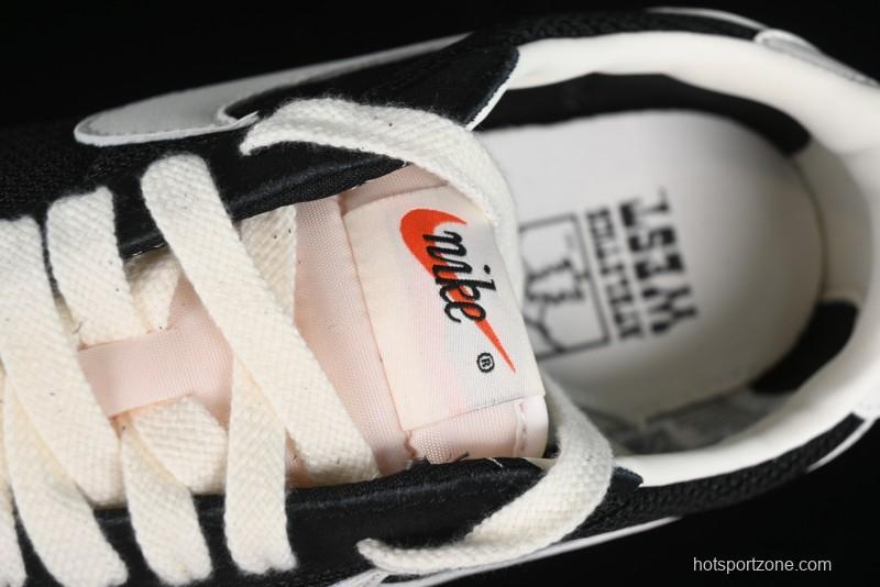 Nike Stussy Roshe Run LD-1000 Comfortable Versatile Non-Slip Durable Waffle Low-Top Casual Running Shoes - HM0950-001