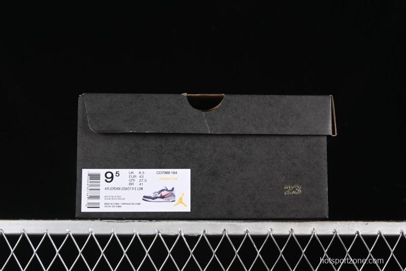 Nike Air Jordan Legacy AJ312 Low Top Sneakers with Triple Strap Design - CD7069-164