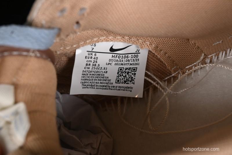 Nike Dunk Low SB Sanddrift Blue Vintage Suede and Light Blue Accent Casual Skate Shoes - HF0106-100