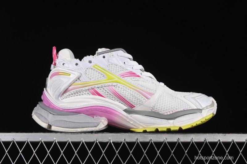 Balenciaga Runner Kith Four Color Retro Casual Sneakers - W3RMU9517