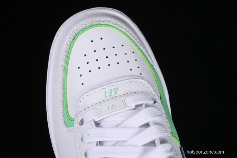 Nike Air Force 1 Shadow Low-Top Sneakers with Lightweight EVA Midsole and Anti-Slip RB Rubber Outsole - CU8591-103