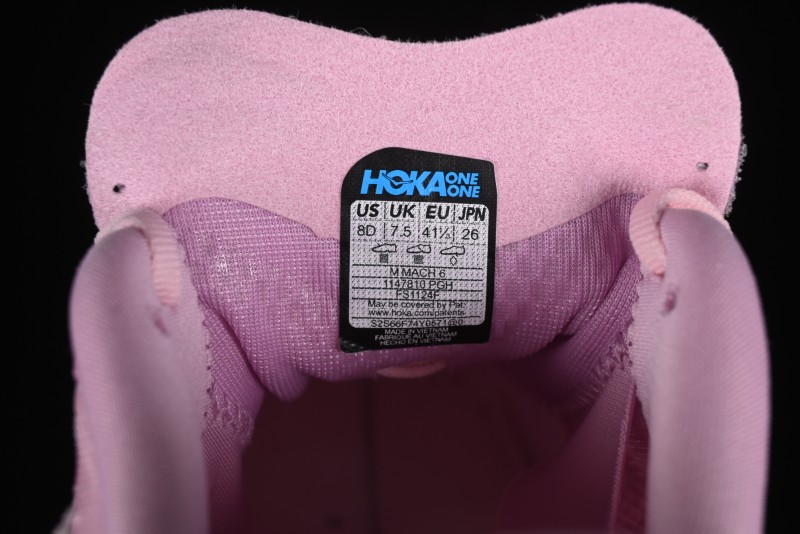 HOKA ONE ONE MACH 6 Flagship Racing Shoes with Carbon Plate Technology and Asymmetric Design - 1147810 PGH