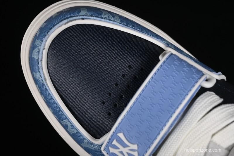 New York Yankees Chunky Liner Mid Denim Monogram Sandals with Thick Sole - 3ASXCHL4N50BLS