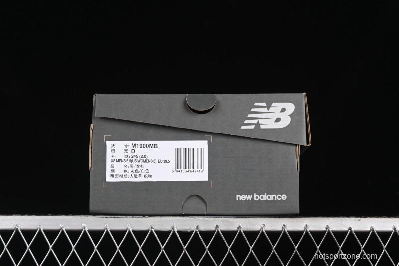New Balance 1000 Series Retro Dad Style Low-Top Casual Running Shoes - M1000MB