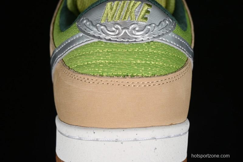 Nike SB Dunk Low Casual Skate Shoes with Escargot-Inspired Vanilla Garlic Butter Colorway - FQ7585-200
