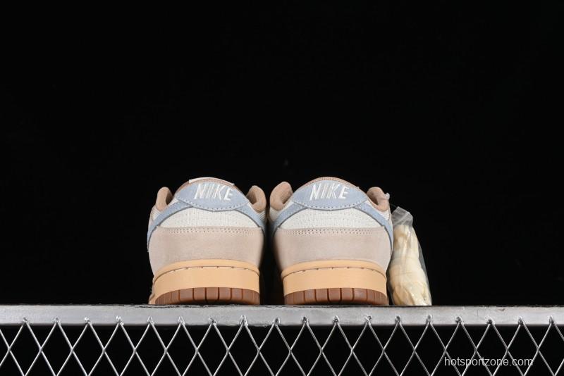 Nike Dunk Low SB Sanddrift Blue Vintage Suede and Light Blue Accent Casual Skate Shoes - HF0106-100