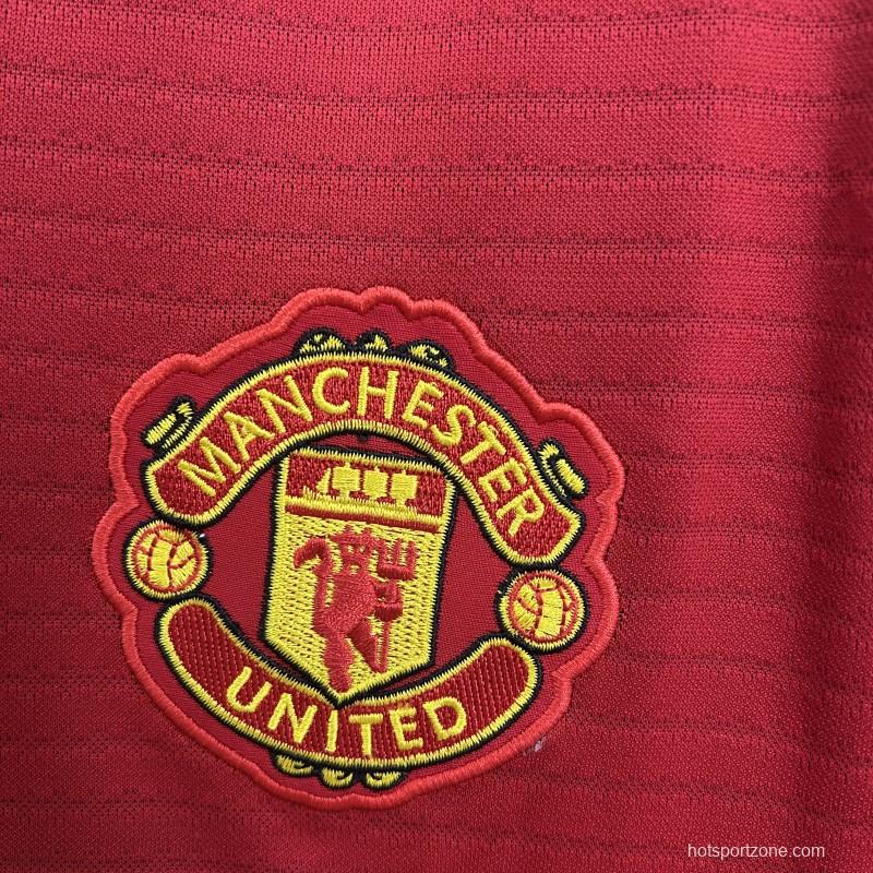 18/19 Retro Manchester United Home Jersey