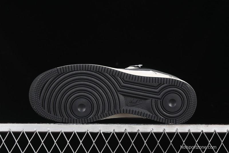 Nike Air Force 1 '07 Low Supreme Collaboration - Beige Grey Pigskin Low-Top Casual Sneakers - XZ6188-018