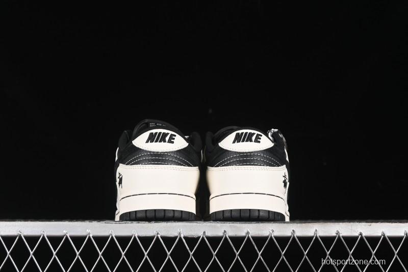 Nike SB Dunk Low Stussy Collaboration - Anniversary High-End Custom Low-Top Casual Sneakers - XY1688-016