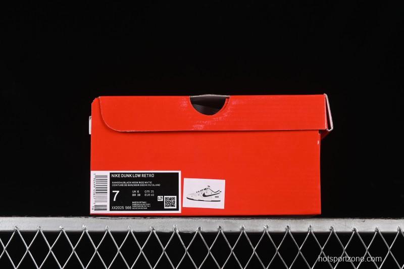Nike SB Dunk Low Supreme Collaboration - Beige Black Mini Swoosh Anniversary Customized Low-Top Casual Skate Shoes - XX2025-566
