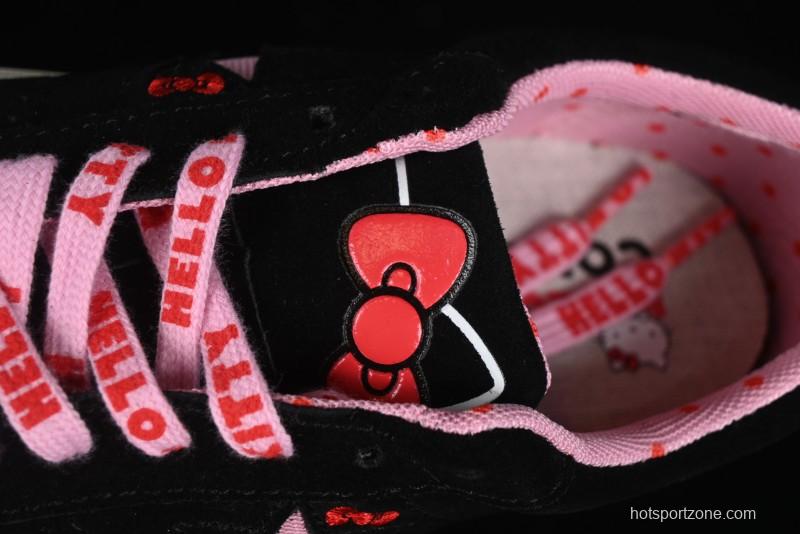 Converse One Star Hello Kitty Collaboration Low-Top Casual Sneakers with Embroidered Bow - 362940C