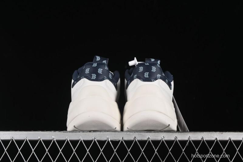 New York Yankees MLB Bigball Chunky Denim Monogram Platform Sneakers - 3ASHBDM4N43NYS