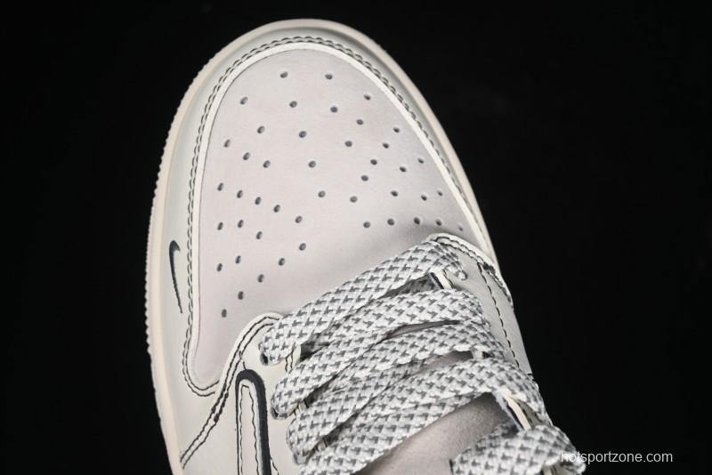 Nike Air Jordan 1 Low OG SP Travis Scott x Fragment Design Collaboration Sneakers - SJ2068-123