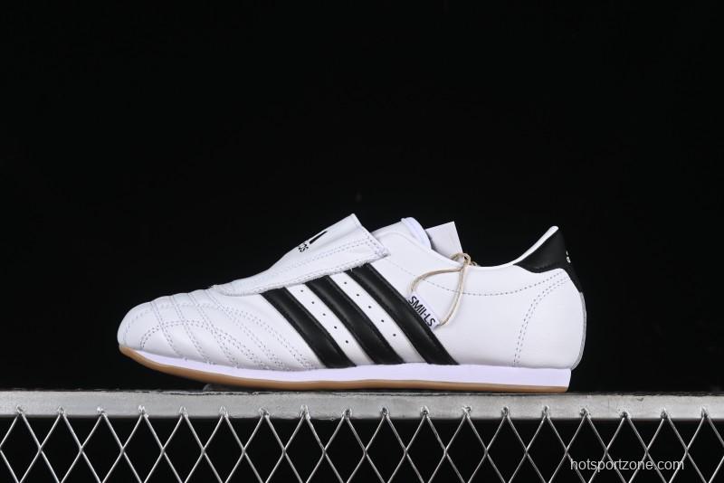 Adidas Originals Taekwondo Low-Top Training Shoes with Full-Grain Leather Wrap Comfortable Anti-Slip Durable - JQ4774