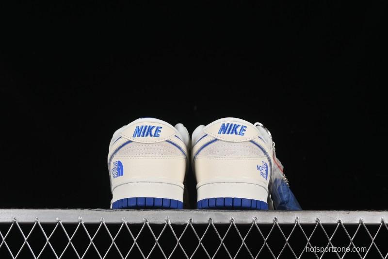 Nike SB Dunk Low The North Face Collaboration Anniversary Edition Custom Low-Top Casual Skate Shoes - KK1333-007