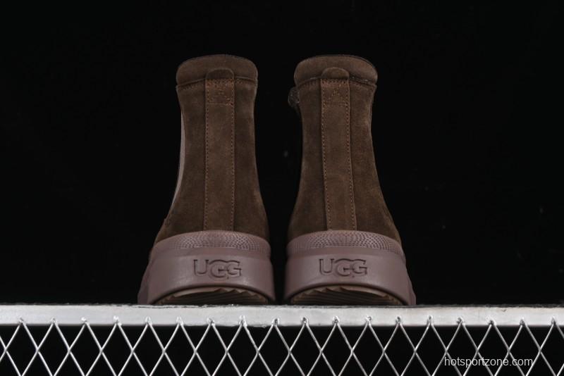 UGG Burleigh Chelsea Winter Boots for Men with Lightweight Anti-Slip Sole and Genuine Wool Leather - 1152050