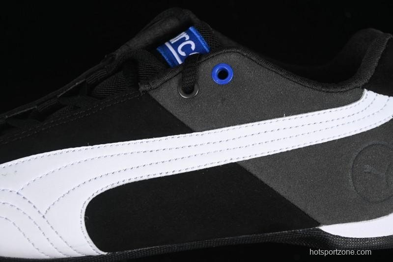 Puma Sparco Future Round Toe Lace-Up Leather Cowhide Fabric Low-Top Lifestyle Casual Shoes - 307936-01