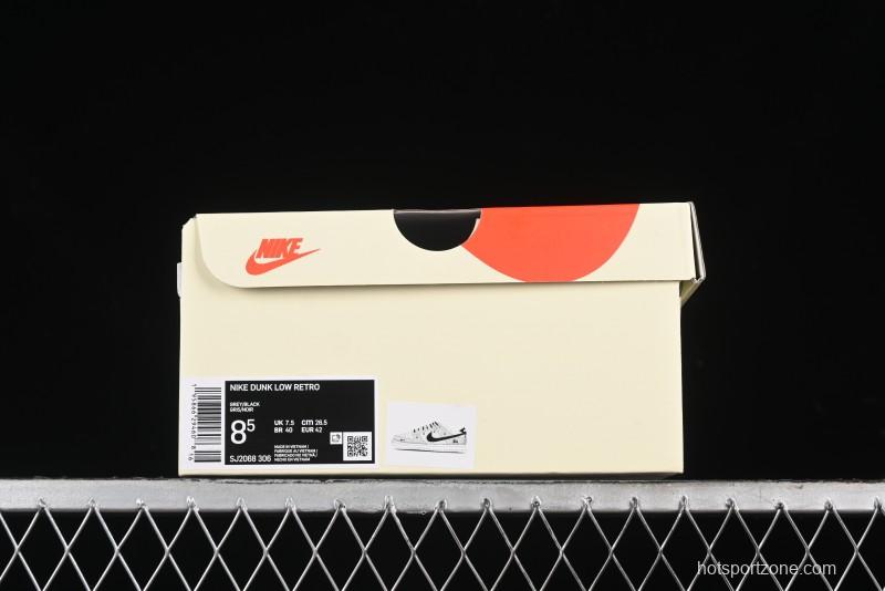 Nike SB Dunk Low Stussy Bandana Black Swoosh Anniversary Custom Low-Top Casual Skate Shoes - SJ2068-306