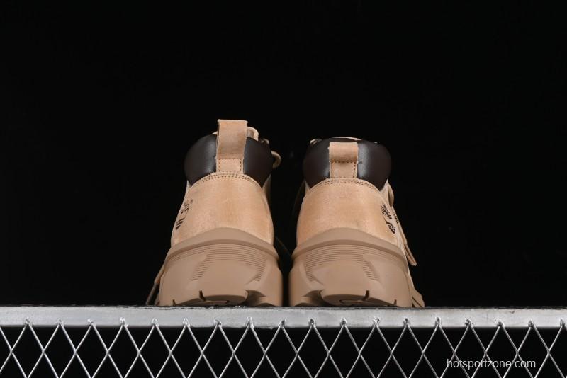 Timberland Outdoor Mid-Top Casual Martin Boots with Premium Suede Leather and Anti-Odor Insole - TB10059SAND