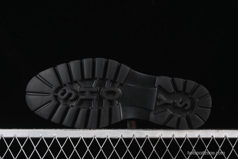 Ecco Block Brogue Business Derby Round Toe Genuine Leather Dress Shoes - 63667201001