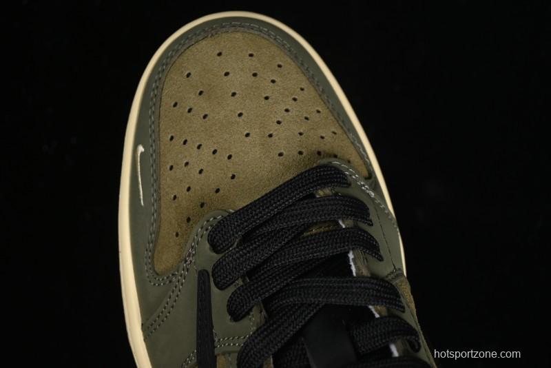 Nike Travis Scott x Fragment Design x Air Jordan 1 Low OG SP AJ1 Sneakers - CH6336-007