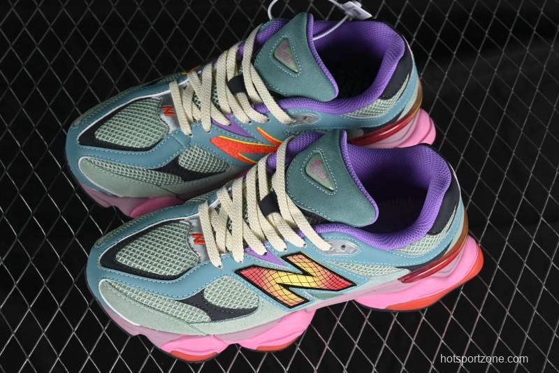 New Balance Joe Freshgoods x New Balance 9060 Retro Casual Running Sneakers with ABZORB Cushioning - U9060WRB
