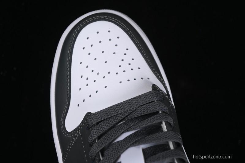 Nike Air Jordan 1 Low Iron Grey Casual Sneakers - 553558-152