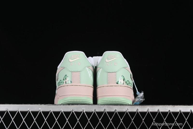 Nike Air Force 1 '07 Low Casual Sneakers 'Jianlou House' - DB3301-099