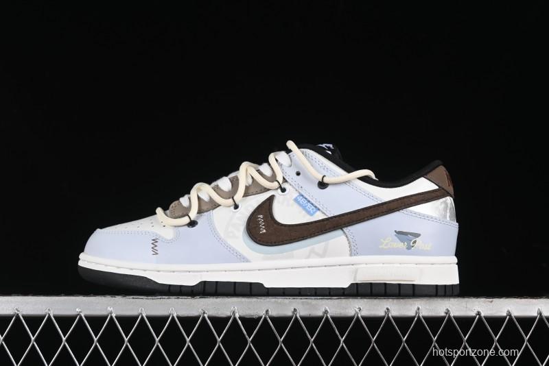 Nike Dunk Low Panda Prank Heartbeat Email SB Low-top Casual Sneakers - DD1391-100