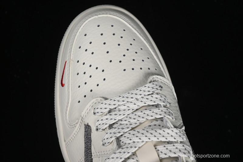 Nike Travis Scott x Fragment Design x Air Jordan 1 Low OG SP AJ1 Supreme Balenciaga Collaboration - JH6088-6