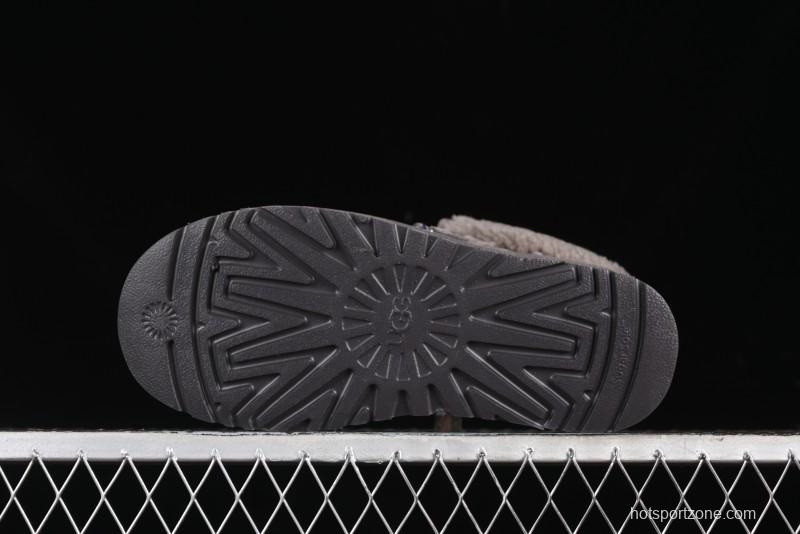 UGG Classic Mini II Fur Lace-Up Platform Mini Boots with Treadlite Outsole - 1143954