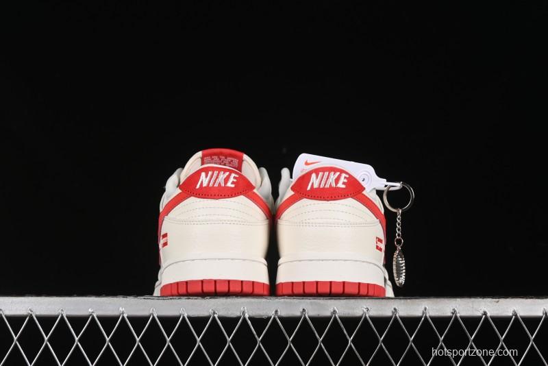 Nike SB Dunk Low Supreme Collaboration Anniversary Customized Low-Top Casual Sneakers - KK1688-031