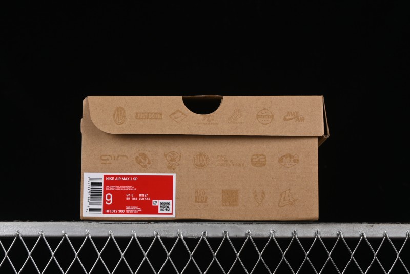 Nike Air Max 1 Retro Running Shoes with Half-Sole Air Cushion - HF1012-300