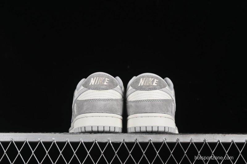 Nike SB Dunk Low BAPE Collaboration - Grey Pig 8th Anniversary Custom Low-Top Casual Skate Shoes - CH6336-226