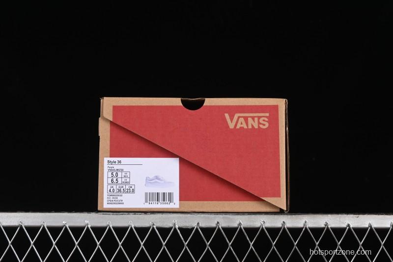 Vans Caldrone Chunky Low-Top Casual Sneakers in Lilac Purple - VN0A5JMIZS0