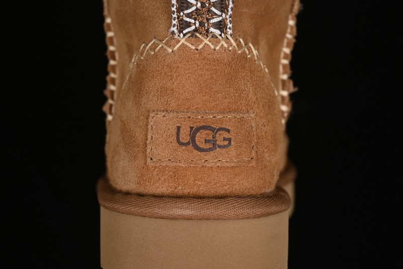 UGG Classic Mini Alpine Genuine Leather Warm and Versatile Snow Boots - 1158251