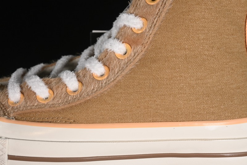 Converse Zoo Happy Pets Series High-Top Plush Lined Casual Sneakers for Autumn Winter - A12766C